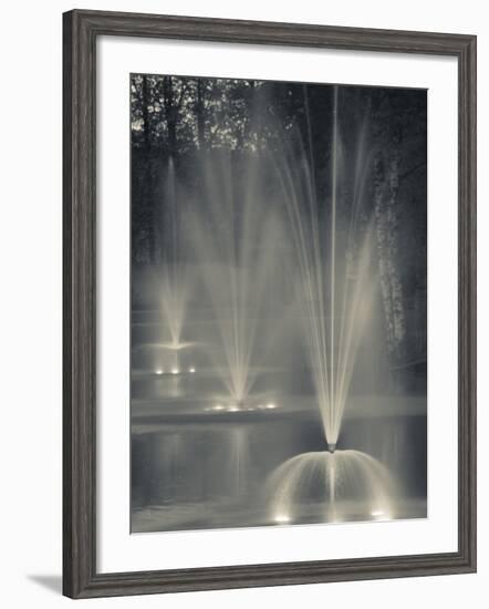 May Park Fountains, Cesis, Gauja National Park, Latvia-Walter Bibikow-Framed Photographic Print