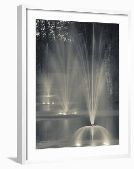 May Park Fountains, Cesis, Gauja National Park, Latvia-Walter Bibikow-Framed Photographic Print