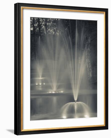 May Park Fountains, Cesis, Gauja National Park, Latvia-Walter Bibikow-Framed Photographic Print