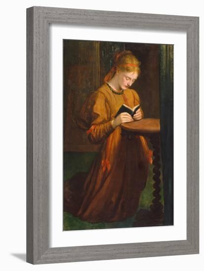 May Prinsep (Prayer) 1867 (Oil on Canvas)-George Frederic Watts-Framed Giclee Print