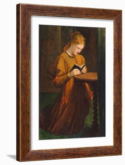 May Prinsep (Prayer) 1867 (Oil on Canvas)-George Frederic Watts-Framed Giclee Print