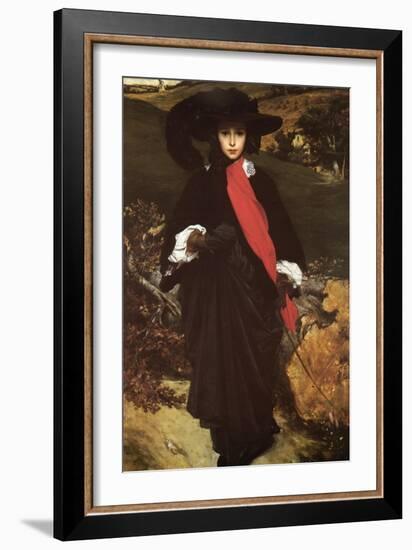 May Sartoris-Frederick Leighton-Framed Art Print