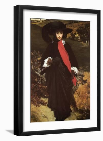 May Sartoris-Frederick Leighton-Framed Art Print