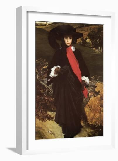 May Sartoris-Frederick Leighton-Framed Art Print