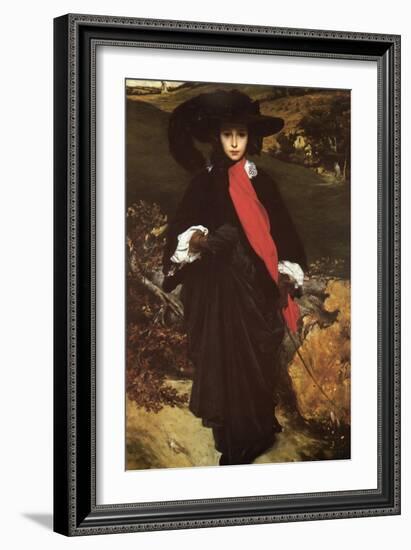 May Sartoris-Frederick Leighton-Framed Art Print