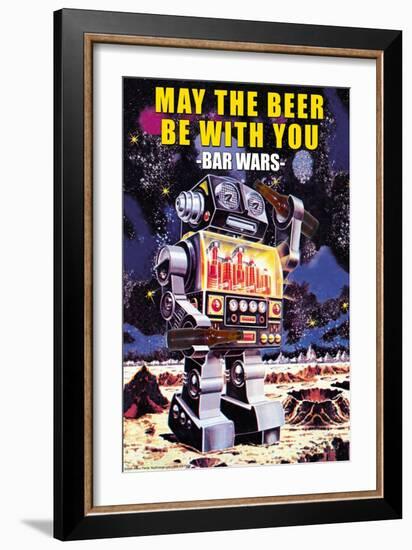 May the Beer be with You-null-Framed Art Print