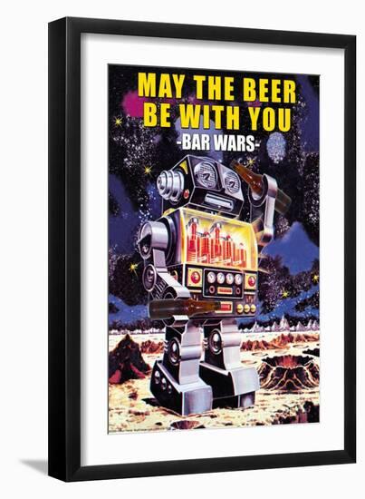 May the Beer be with You-null-Framed Art Print