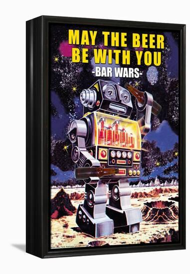 May the Beer be with You-null-Framed Stretched Canvas