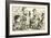 May the Best Man Win! Uncle Sam Reviewing the Army of Candidates, 1864-Thomas Nast-Framed Giclee Print