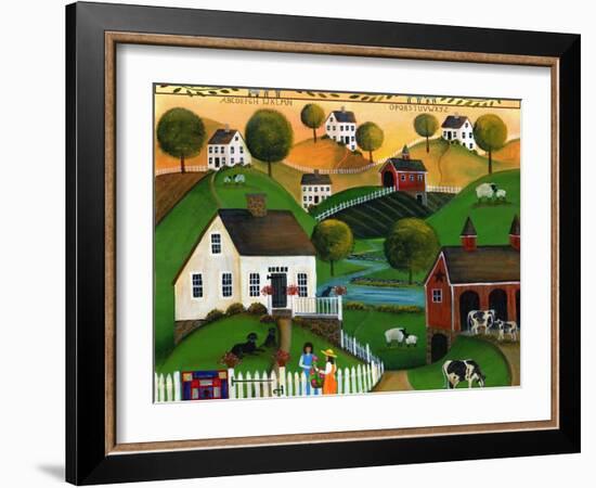 May Your Home Be Blessed with Many Friends Lang 2018-Cheryl Bartley-Framed Giclee Print