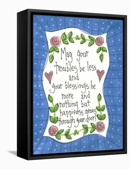 May Your Troubles-Debbie McMaster-Framed Premier Image Canvas