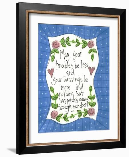 May Your Troubles-Debbie McMaster-Framed Giclee Print