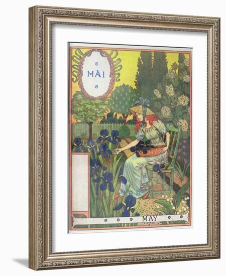 May-Eugene Grasset-Framed Giclee Print