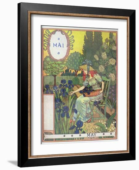 May-Eugene Grasset-Framed Giclee Print