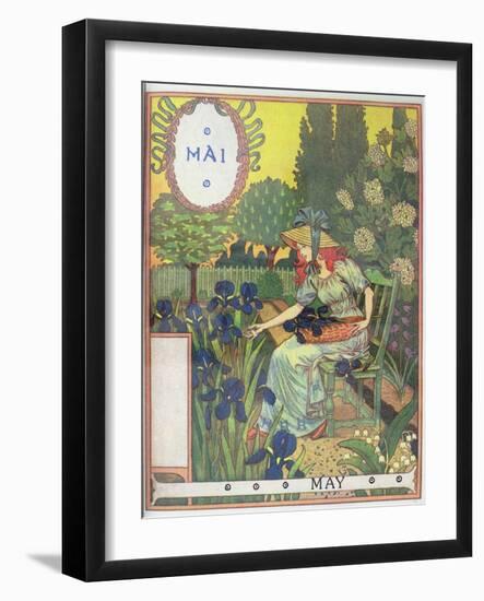 May-Eugene Grasset-Framed Giclee Print
