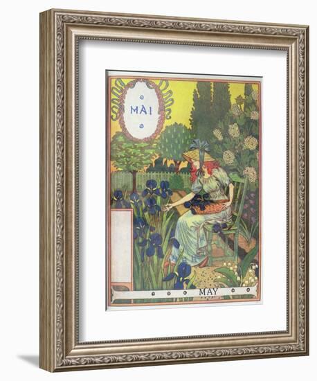 May-Eugene Grasset-Framed Giclee Print