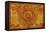 Maya Calendar On Ancient Parchment-frenta-Framed Stretched Canvas