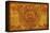 Maya Calendar On Ancient Parchment-frenta-Framed Stretched Canvas