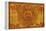 Maya Calendar On Ancient Parchment-frenta-Framed Stretched Canvas