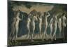 Maya, Mirror of Illusions, C.1910-Arthur Bowen Davies-Mounted Giclee Print