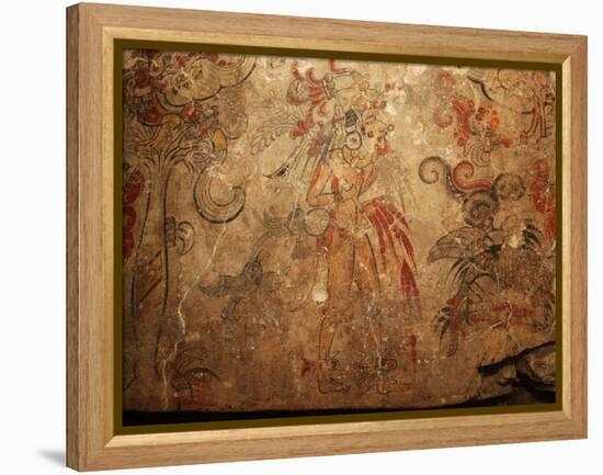 Maya Murals, Maya, San Bartolo, Guatemala-Kenneth Garrett-Framed Premier Image Canvas