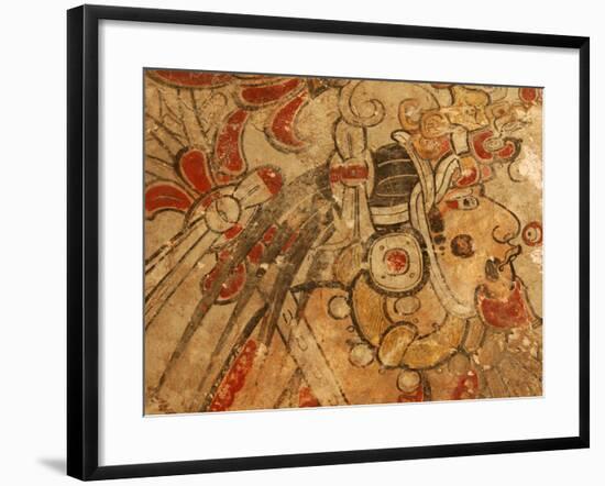 Maya Murals, Maya, San Bartolo, Guatemala-Kenneth Garrett-Framed Photographic Print