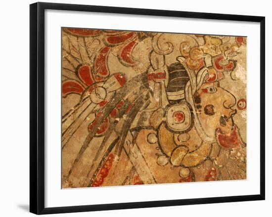 Maya Murals, Maya, San Bartolo, Guatemala-Kenneth Garrett-Framed Photographic Print