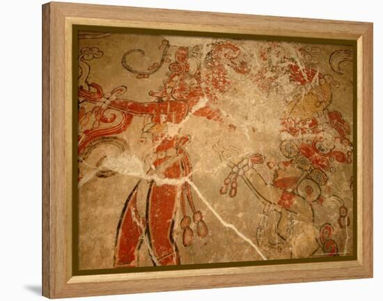 Maya Murals, Maya, San Bartolo, Guatemala-Kenneth Garrett-Framed Premier Image Canvas