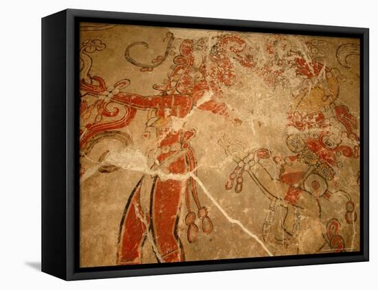 Maya Murals, Maya, San Bartolo, Guatemala-Kenneth Garrett-Framed Premier Image Canvas