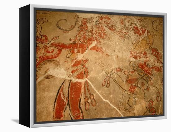 Maya Murals, Maya, San Bartolo, Guatemala-Kenneth Garrett-Framed Premier Image Canvas