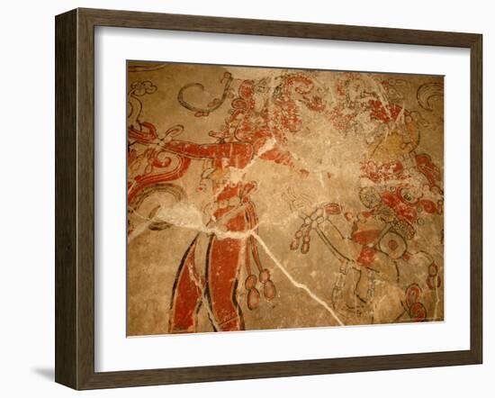 Maya Murals, Maya, San Bartolo, Guatemala-Kenneth Garrett-Framed Photographic Print