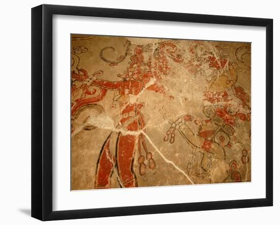 Maya Murals, Maya, San Bartolo, Guatemala-Kenneth Garrett-Framed Photographic Print