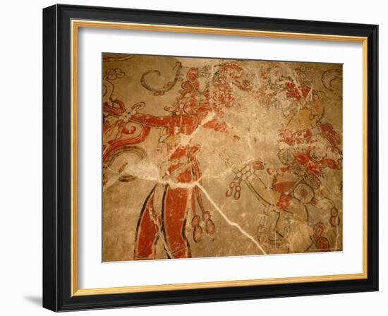 Maya Murals, Maya, San Bartolo, Guatemala-Kenneth Garrett-Framed Photographic Print