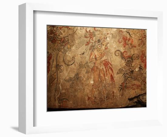 Maya Murals, Maya, San Bartolo, Guatemala-Kenneth Garrett-Framed Photographic Print