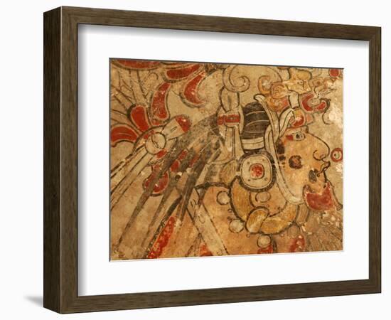 Maya Murals, Maya, San Bartolo, Guatemala-Kenneth Garrett-Framed Photographic Print