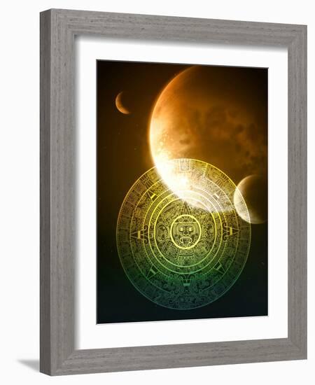 Maya Prophecy-frenta-Framed Art Print