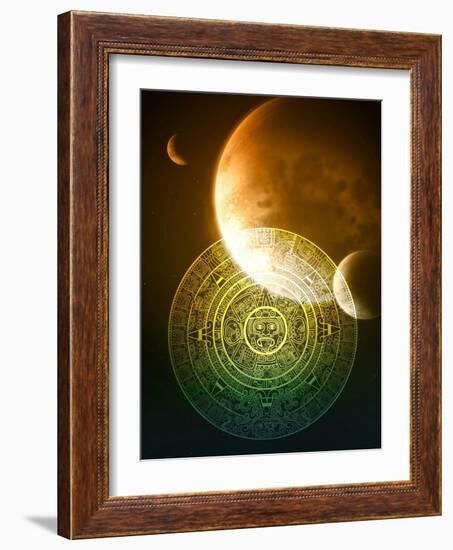 Maya Prophecy-frenta-Framed Art Print