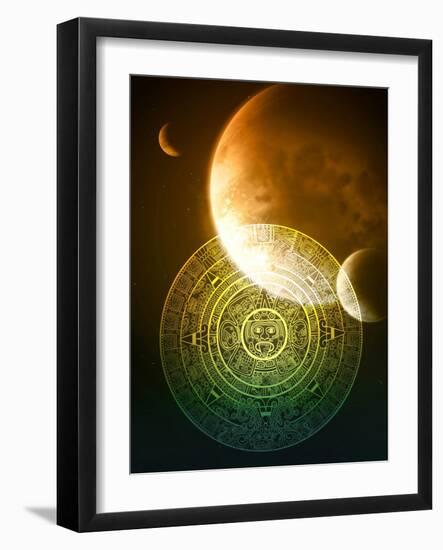 Maya Prophecy-frenta-Framed Art Print