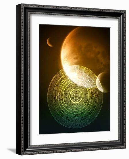 Maya Prophecy-frenta-Framed Art Print