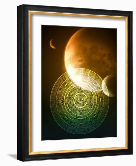 Maya Prophecy-frenta-Framed Art Print