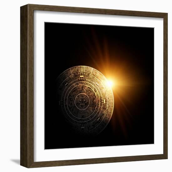 Maya Prophecy-frenta-Framed Art Print