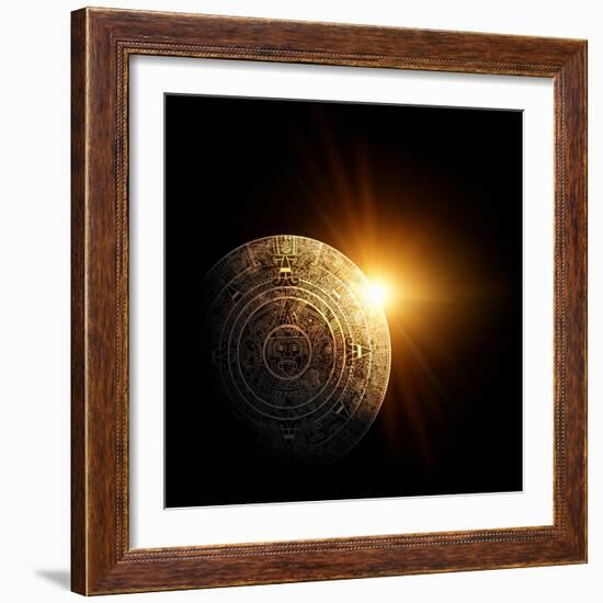 Maya Prophecy-frenta-Framed Art Print