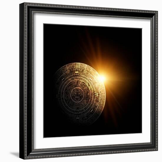 Maya Prophecy-frenta-Framed Art Print