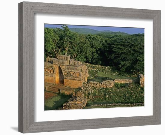 Maya, Uxmal, Mexico-Kenneth Garrett-Framed Photographic Print