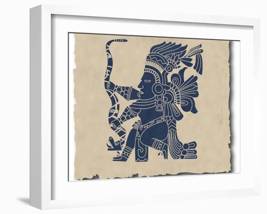 Mayan And Inca Tribal-sdmix-Framed Art Print