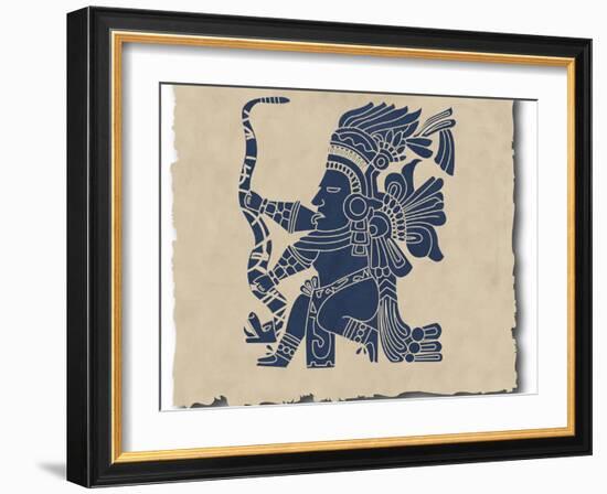 Mayan And Inca Tribal-sdmix-Framed Art Print