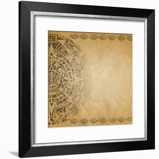 Mayan Calendar-Sateda-Framed Premium Giclee Print