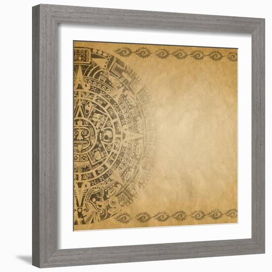 Mayan Calendar-Sateda-Framed Art Print