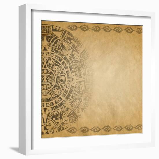 Mayan Calendar-Sateda-Framed Art Print