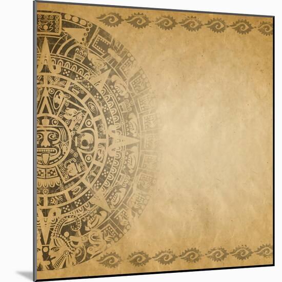 Mayan Calendar-Sateda-Mounted Art Print